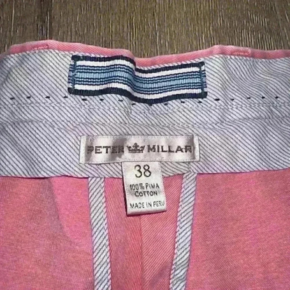Peter Millar Shorts 38 Mens Raleigh Washed 100% Pima Cotton - Picture 3 of 6
